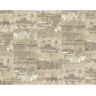 CASA MIA Concrete Brown Paper Non-Pasted Strippable Wallpaper Roll (Cover 60.75 sq. ft.)