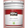 BEHR PREMIUM PLUS 5 gal. #S160-4 Portuguese Dawn Flat Low Odor Interior Paint & Primer