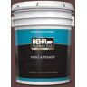 BEHR PREMIUM PLUS 5 gal. #MQ1-54 Death By Chocolate Satin Enamel Exterior Paint & Primer