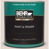 BEHR PREMIUM PLUS 1 qt. #770A-2 Kangaroo Tan Semi-Gloss Enamel Exterior Paint & Primer