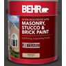 BEHR 1 gal. #SC-102 Slate Satin Interior/Exterior Masonry, Stucco and Brick Paint