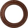 Ekena Millwork 12 in. x 8 in. I.D. x 1/2 in. Andrea Urethane Ceiling Medallion (Fits Canopies upto 8 in.), Copper Penny