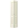 JELD-WEN 30 in. x 80 in. Continental Vanilla Painted Smooth Molded Composite Closet Bi-fold Door