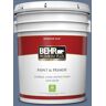 BEHR PREMIUM PLUS 5 gal. #ECC-57-3 Always Indigo Flat Low Odor Interior Paint & Primer