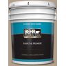 BEHR PREMIUM PLUS 5 gal. #PWL-85 Stepping Stones Satin Enamel Exterior Paint & Primer