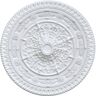 AFD 38.00 in. x 2.00 in. x 38.00 in. Classic White Round Polysterene Ceiling Medallion