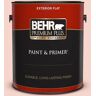 BEHR PREMIUM PLUS 1 gal. #M170-1 Pink Elephant Flat Exterior Paint & Primer