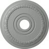 Ekena Millwork 17-1/2" x 3-5/8" I.D. x 1" Munich Urethane Ceiling Medallion (Fits Canopies upto 5-5/8"), Primed White