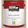 BEHR PREMIUM PLUS 1 gal. #PPF-42 Gathering Place Flat Low Odor Interior Paint & Primer