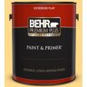 BEHR PREMIUM PLUS 1 gal. #P260-4 Banana Mania Flat Exterior Paint & Primer