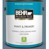 BEHR PREMIUM PLUS 1 gal. #ECC-31-1 Windy Seas Satin Enamel Low Odor Interior Paint & Primer