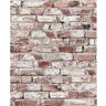 SURFACE STYLE Brickwork Clay Vinyl Peel and Stick Wallpaper Roll (Covers 30.75 sq. ft.)