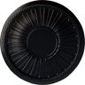 Ekena Millwork 19-7/8" x 1-1/4" Leandros Urethane Ceiling Medallion (Fits Canopies upto 6-3/8"), Hand-Painted Jet Black