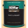 BEHR PREMIUM PLUS 1 gal. #QE-19 September Sun Semi-Gloss Enamel Exterior Paint & Primer