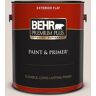 BEHR PREMIUM PLUS 1 gal. #N210-1 Taupe Tease Flat Exterior Paint & Primer