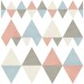 A-Street Prints Trilogy Coral Geometric Paper Strippable Roll (Covers 56.4 sq. ft.)
