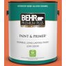 BEHR PREMIUM PLUS 1 gal. Home Decorators Collection #HDC-SM16-03 Mai Tai Semi-Gloss Enamel Low Odor Interior Paint & Primer