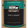 BEHR PREMIUM PLUS 1 gal. #MQ2-15 Baguette Semi-Gloss Enamel Exterior Paint & Primer