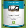 BEHR PREMIUM PLUS 1 gal. #420B-7 Pepper Grass Satin Enamel Low Odor Interior Paint & Primer