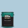 BEHR PREMIUM PLUS 1 gal. #S500-2 Essex Blue Semi-Gloss Enamel Exterior Paint & Primer