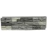 GenStone 42 in. x 12 in. Stacked Stone Northern Slate Faux Stone Siding Panel