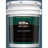 BEHR PREMIUM PLUS 5 gal. #BXC-24 Atlantic Tide Semi-Gloss Enamel Exterior Paint & Primer