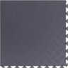 IncStores FlooringInc Dark Gray Diamond 20.5 in. W 20.5 in. L X .177 in. T Flexible PVC Garage Tiles (8 Tiles/23.35 sq.ft)