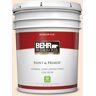 BEHR PREMIUM PLUS 5 gal. #RD-W14 Aria Ivory Flat Low Odor Interior Paint & Primer