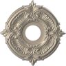 Ekena Millwork 13" OD x 3-1/2" ID x 3/4" P Attica Thermoformed PVC Ceiling Medallion Fits Canopies up to 5" in Metallic Silver Metallic