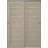 Belldinni Alba 48 in. x 80" Shambor Finished Wood Composite Bypass Sliding Door