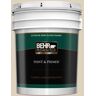 BEHR PREMIUM PLUS 5 gal. #BWC-26 Stucco Tan Semi-Gloss Enamel Exterior Paint & Primer