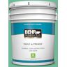 BEHR PREMIUM PLUS 5 gal. #MQ6-41 Farmers Market Satin Enamel Low Odor Interior Paint & Primer