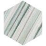 Merola Tile Flow Hex Green 8-5/8 in. x 9-7/8 in. Porcelain Floor and Wall Tile (11.5 sq. ft./Case)