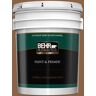 BEHR PREMIUM PLUS 5 gal. #260F-7 Caramel Latte Semi-Gloss Enamel Exterior Paint & Primer