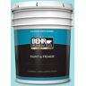 BEHR PREMIUM PLUS 5 gal. #CE-02 Mermaid Tears Satin Enamel Exterior Paint & Primer