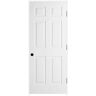 JELD-WEN 32 in. x 80 in. Colonist Primed Left-Hand Textured Solid Core Molded Composite MDF Single Prehung Interior Door