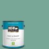 BEHR PREMIUM PLUS 1 gal. #MQ6-38 Patina Satin Enamel Low Odor Interior Paint & Primer