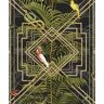 HOLDEN Akello Tropical Black Non-Woven Non-Pasted Wallpaper (Covers 56 sq. ft.)