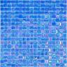 Apollo Tile Skosh 11.6 in. x 11.6 in. Glossy Azure Blue Glass Mosaic Wall and Floor Tile (18.69 sq. ft./case) (20-pack)