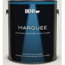 BEHR MARQUEE 1 gal. #N370-1 Roadster White Satin Enamel Exterior Paint & Primer