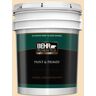 BEHR PREMIUM PLUS 5 gal. #PPL-41 Tea Cookie Semi-Gloss Enamel Exterior Paint & Primer