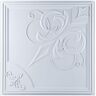 uDecor Risano 2 ft. x 2 ft. Lay-in or Glue-up Ceiling Tile in White (40 sq. ft. / case)