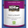 BEHR PREMIUM PLUS 1 gal. #P530-6 Indigo Batik Eggshell Enamel Low Odor Interior Paint & Primer