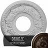 Ekena Millwork 11-7/8 in. x 3-5/8 in. ID x 7/8 in. Helene Urethane Ceiling Medallion (Fits Canopies upto 5-1/4 in.), Bronze