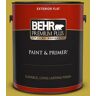 BEHR PREMIUM PLUS 1 gal. #P330-6 Margarita Flat Exterior Paint & Primer