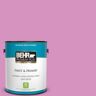 BEHR PREMIUM PLUS 1 gal. #680B-4 Pressed Flower Satin Enamel Low Odor Interior Paint & Primer