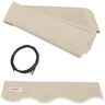 ALEKO Retractable Awning Fabric Replacement 20 ft. x 10 ft. Ivory