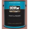 BEHR PREMIUM PLUS 1 gal. #S170-5 Smoke Bush Rose Satin Enamel Exterior Paint & Primer