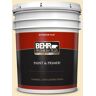 BEHR PREMIUM PLUS 5 gal. #PPL-40 Summer Sunshine Flat Exterior Paint & Primer