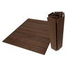 WellDone Roll Floor RV Mat 2.7 ft. x 3.5 ft. Non-Slip Thermo-Treated Wood Deck Tile in Brown (1-Each)